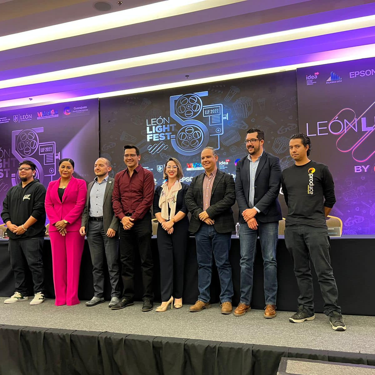 En rueda de prensa de presentó una edición más del León Light Fest, en el cual, universitarios ponen en práctica su talento con la creación de mapping.