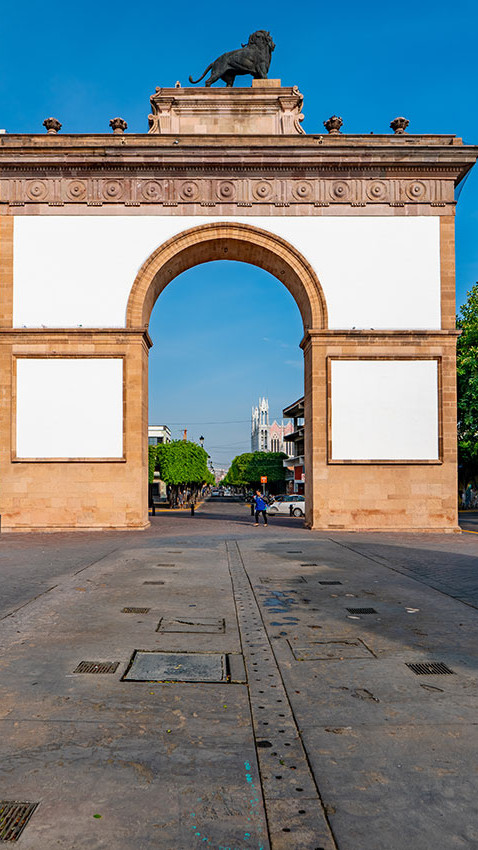 El Arco de La Calzada de León Guanajuato