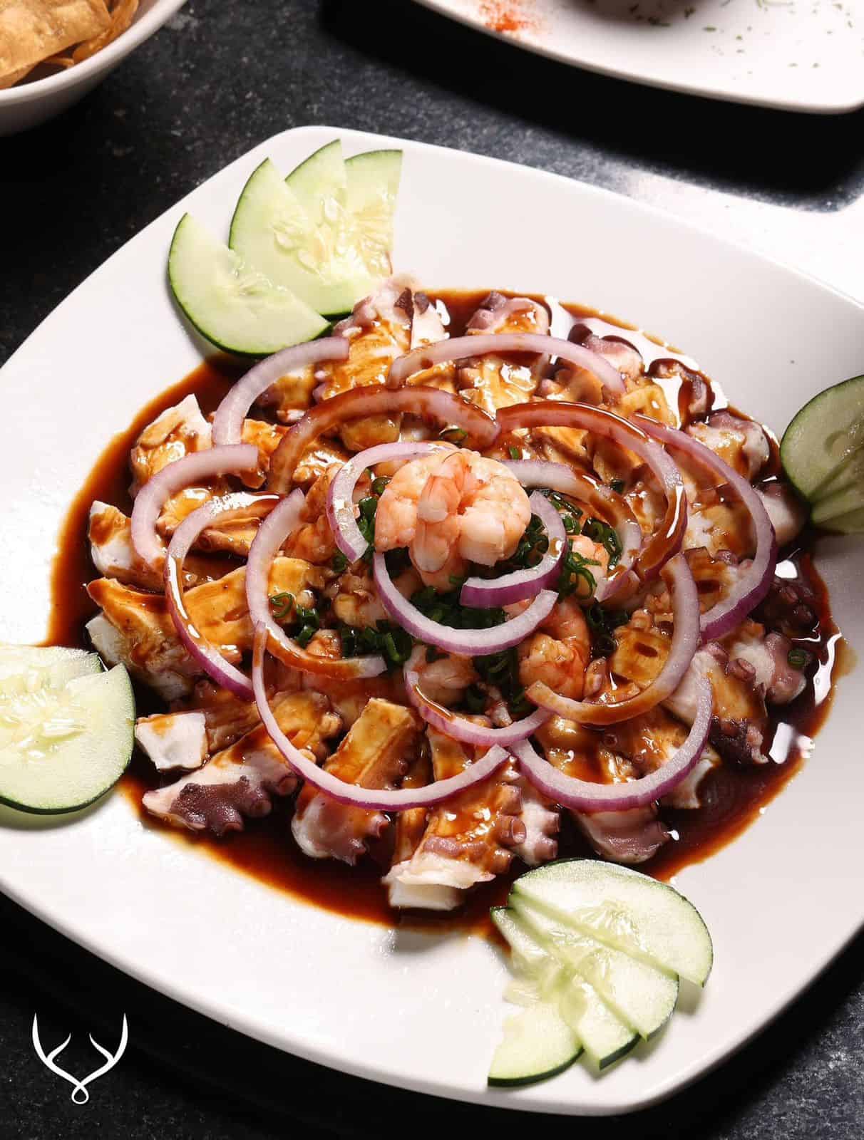 aguachile de pulpo