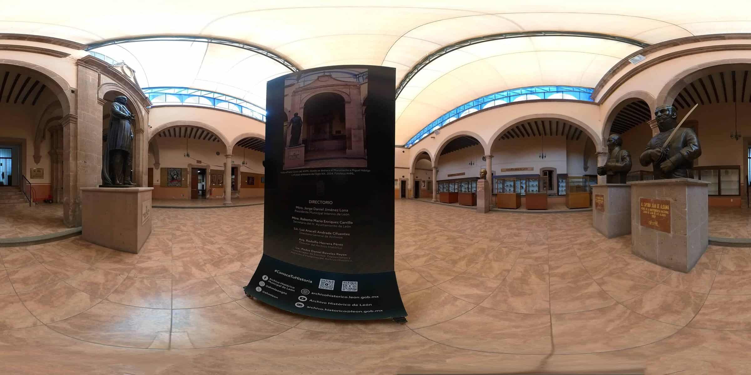 Museo de León: exhibiciones de arte, historia y cultura en un espacio histórico en Guanajuato.