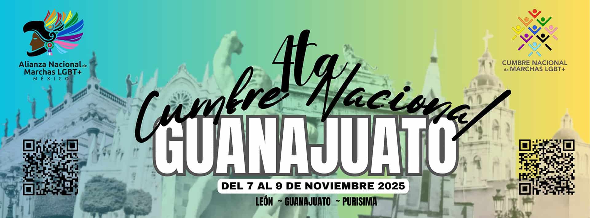 Imagen de la Cumbre Nacional en Guanajuato, evento LGBTQ+ con actividades culturales y conferencias del 7 al 9 de noviembre 2.