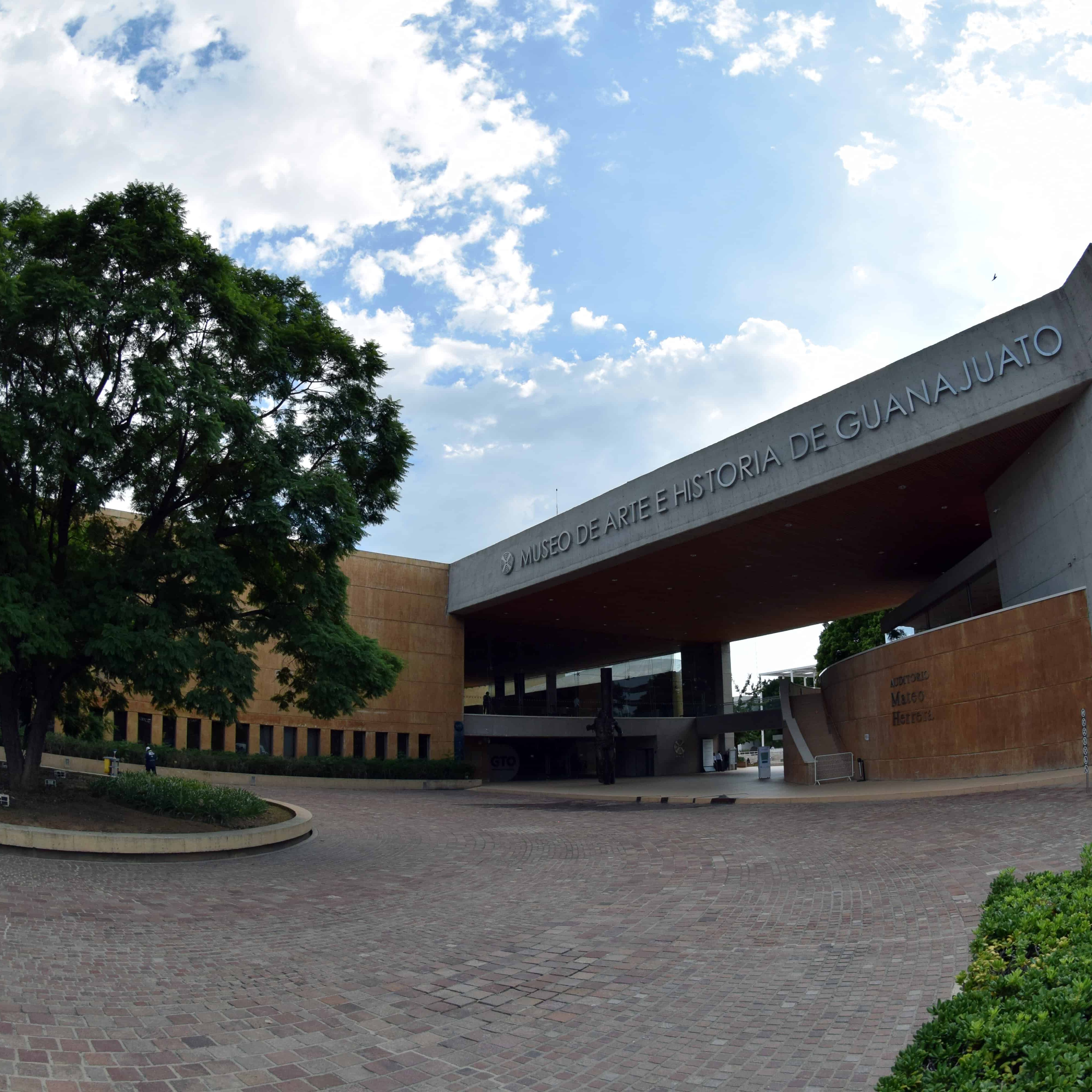 Guanajuato History Museum, a modern and architectural entrance in the city center, ideal for learning about the.