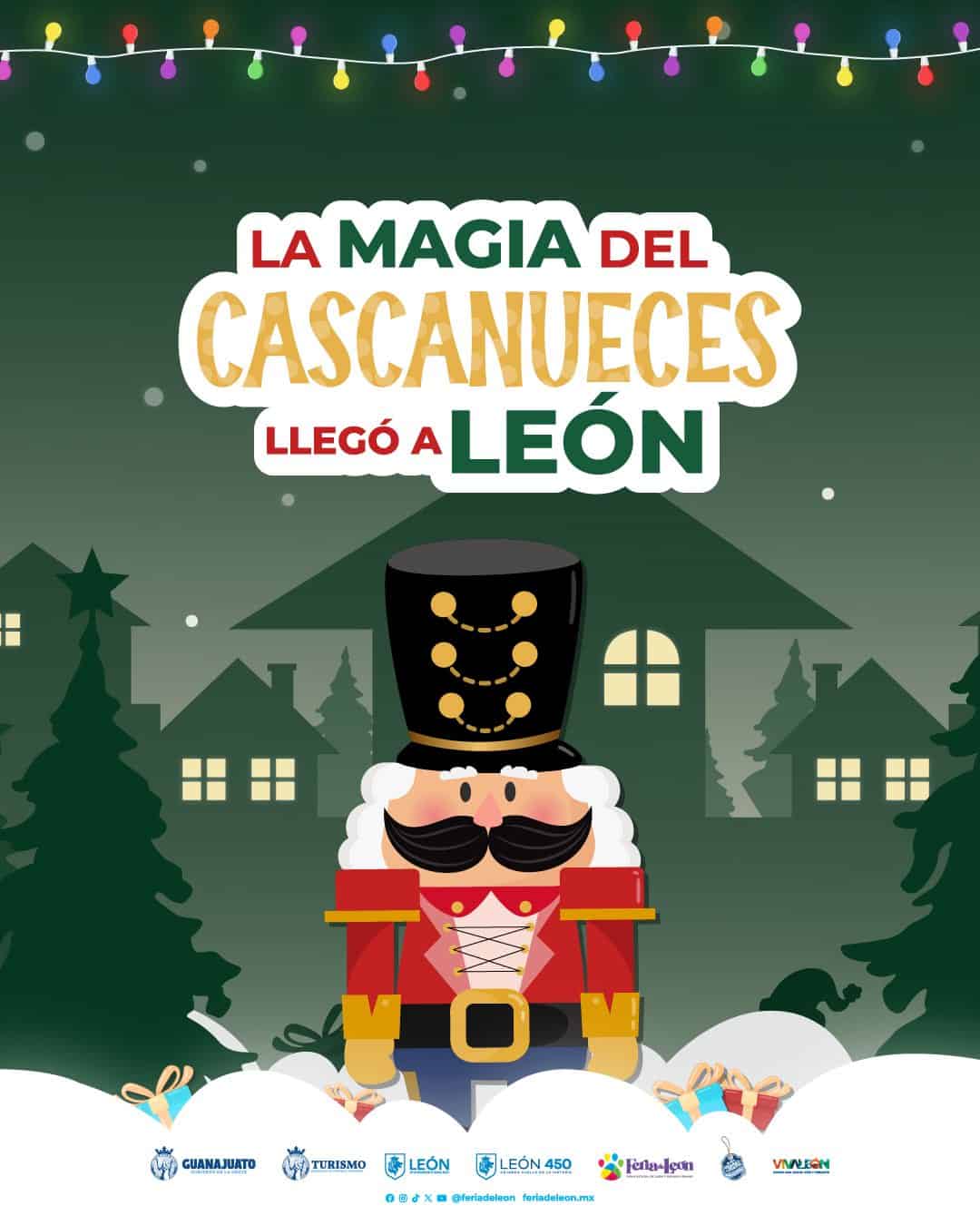 Espect&aacute;culo navide&ntilde;o del Cascanueces en Le&oacute;n, con personajes m&aacute;gicos y decoraciones festivas que llenan de alegr&iacute;a la tempora.