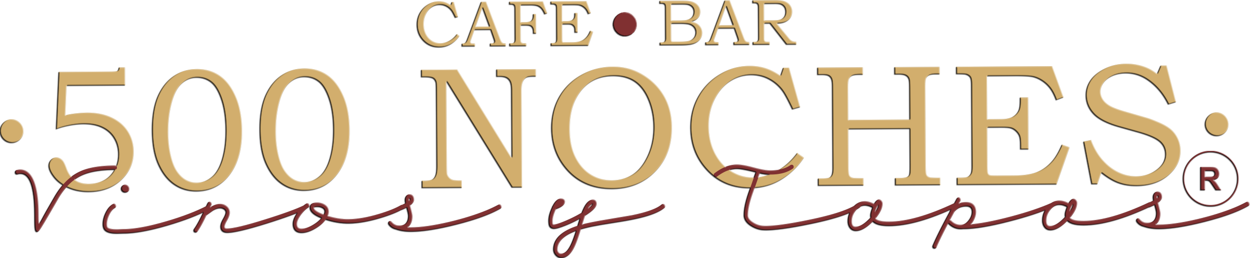 LOGo 500 Dorado con sombra 1