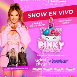 Espectáculo en León con Pinky Princesa, un show en vivo para celebrar la mujer y la diversidad, con acceso en ticketcity.mx.