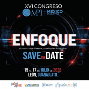Imagen que promociona el XVI Congreso Nacional de MPI en León, Guanajuato, con detalles del evento y fechas importantes.