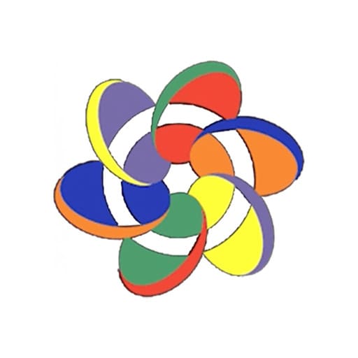 Arte abstracto con formas y colores llamativos en dise&ntilde;o contempor&aacute;neo.