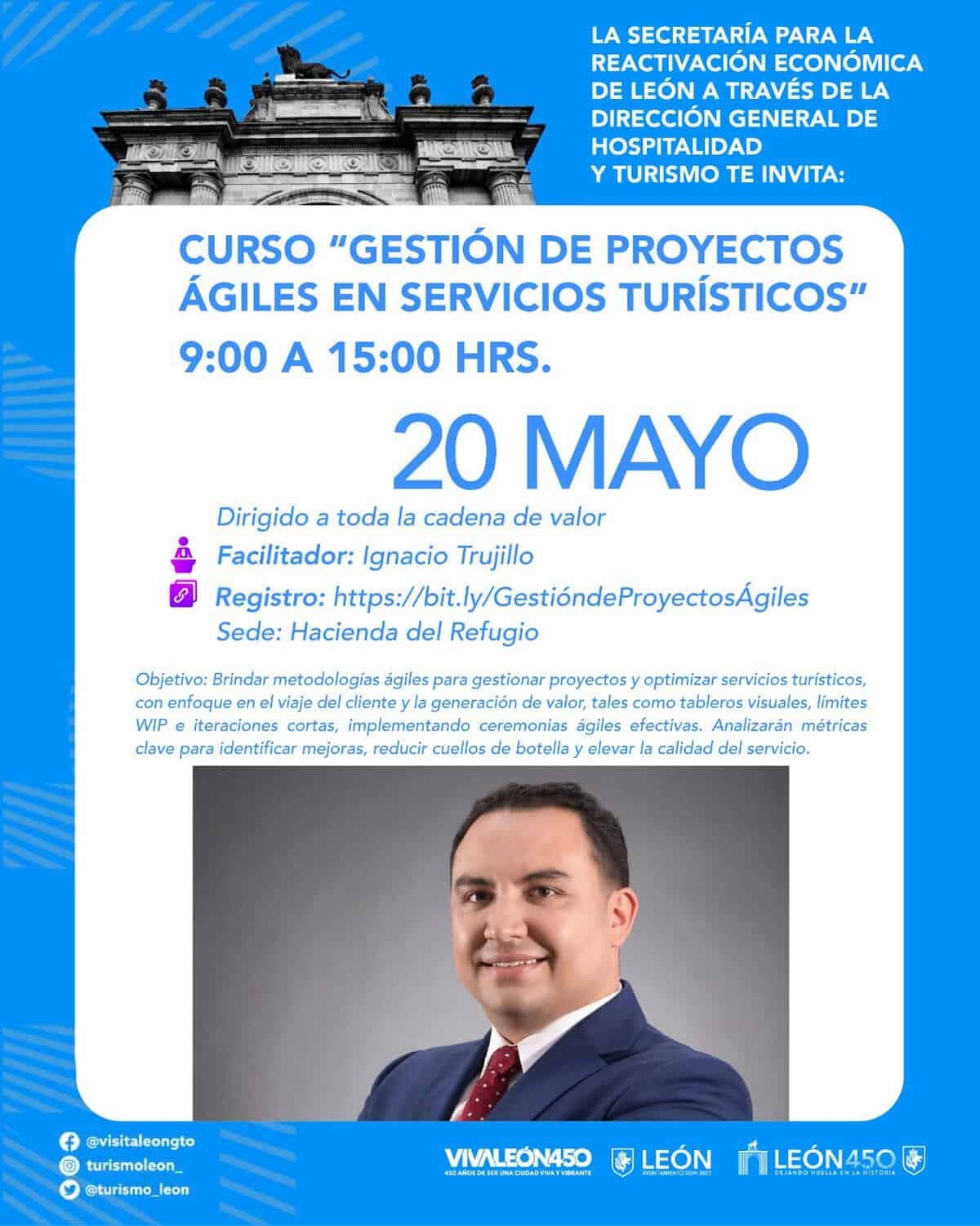 Gestión de Proyectos Ágiles en Servicios Turísticos - Curso en León, 20 de mayo, dirigido a profesionales del turismo y la ho.