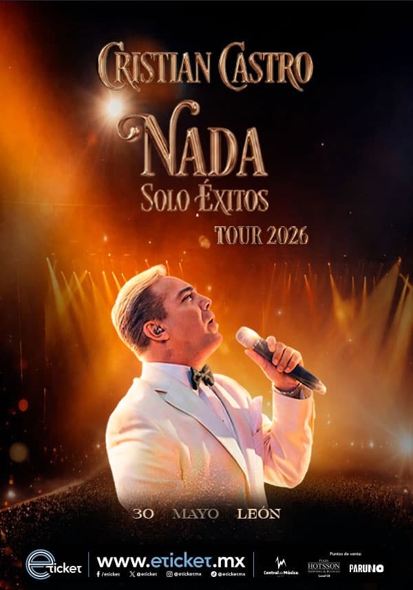 Cristian Castro en concierto en Le&oacute;n, presentando su tour 