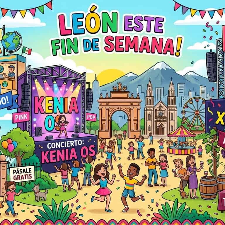Explora los eventos y festivales en León, México, durante el fin de semana, incluyendo conciertos, ferias y actividades cultu.