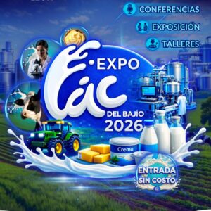 Evento de la industria láctea en León, con conferencias, exposiciones y talleres en el Poliforum, del 18 al 19 de junio.