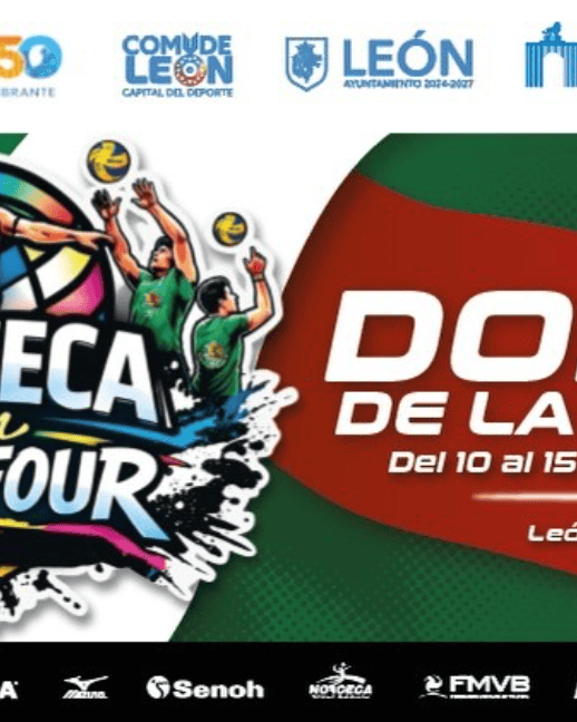 Domo de la Feria Norceca Men Final Four 2026 en León, Guanajuato, del 10 al 15 de junio de 2026, evento deportivo internacion.