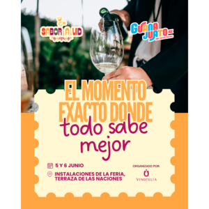 Disfruta de una cata de vinos en las instalaciones de la feria en León, Guanajuato, el 5 y 6 de junio.