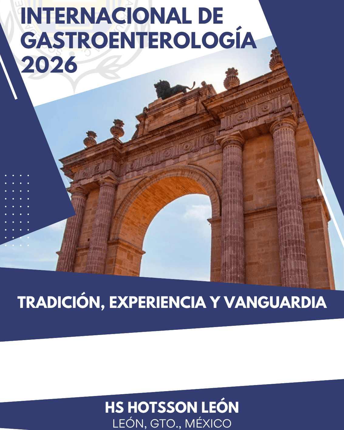 Arco histórico en León, Guanajuato, México, símbolo de tradición y cultura local.