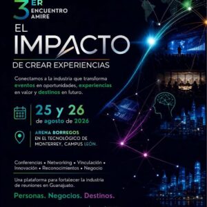 Imagen del 3er Encuentro Amire en León, con tecnología y networking en un evento de innovación y negocios.