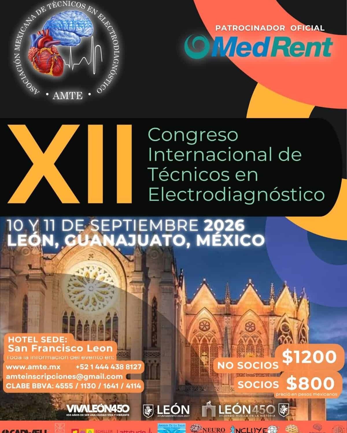 Imagen del XII Congreso Internacional de Técnicos en Electrodiagnóstico en León, Guanajuato, México.