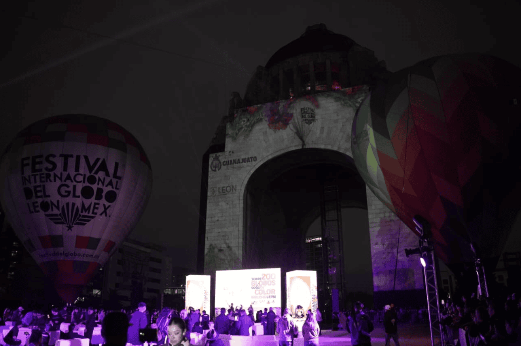 Globos aerost&aacute;ticos en Le&oacute;n Guanajuato durante el Festival Internacional del Globo, evento tur&iacute;stico destacado en M&eacute;xico.