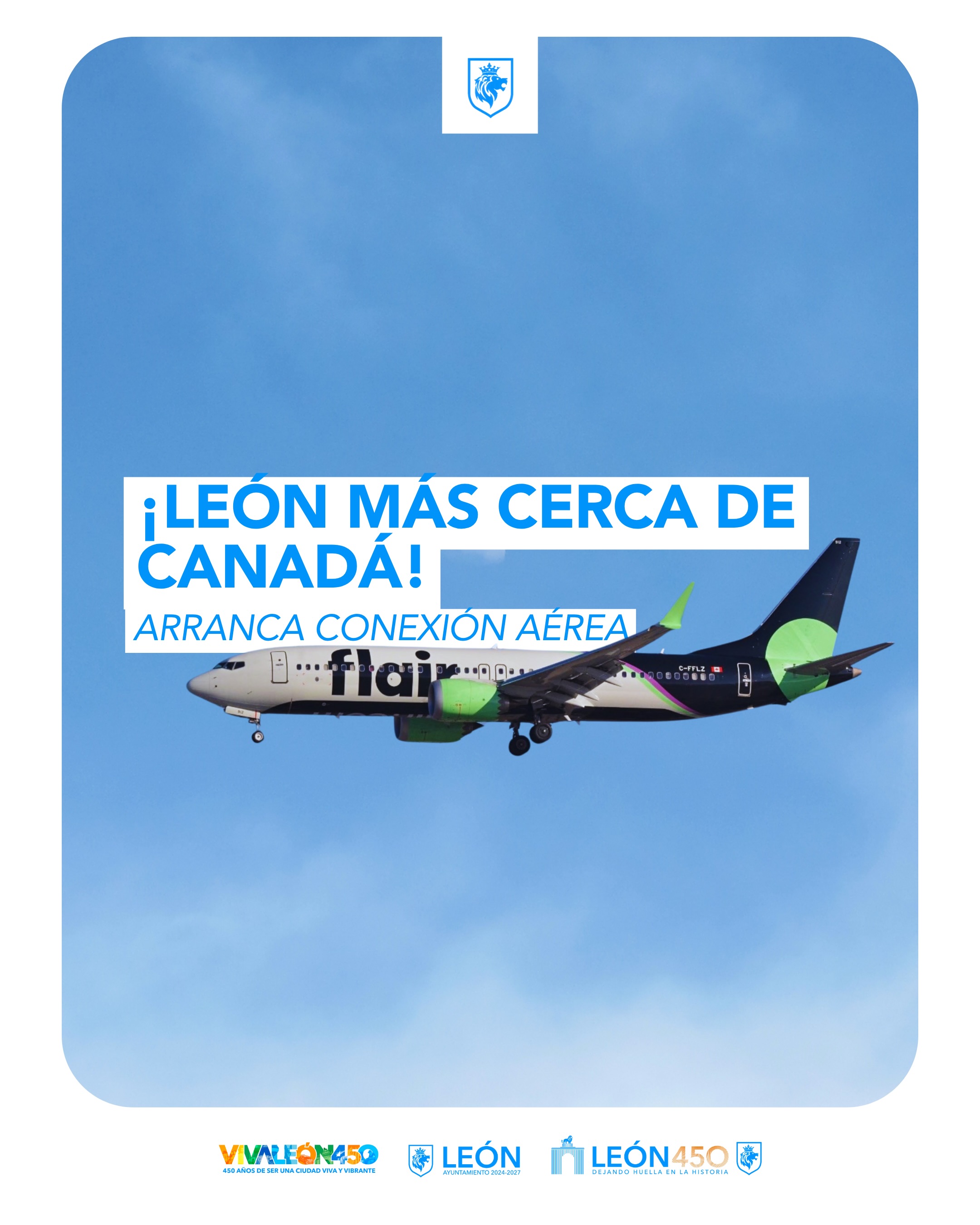 🇨🇦✈️ ¡León está más cerca de Canadá! Este fin de semana arrancó…