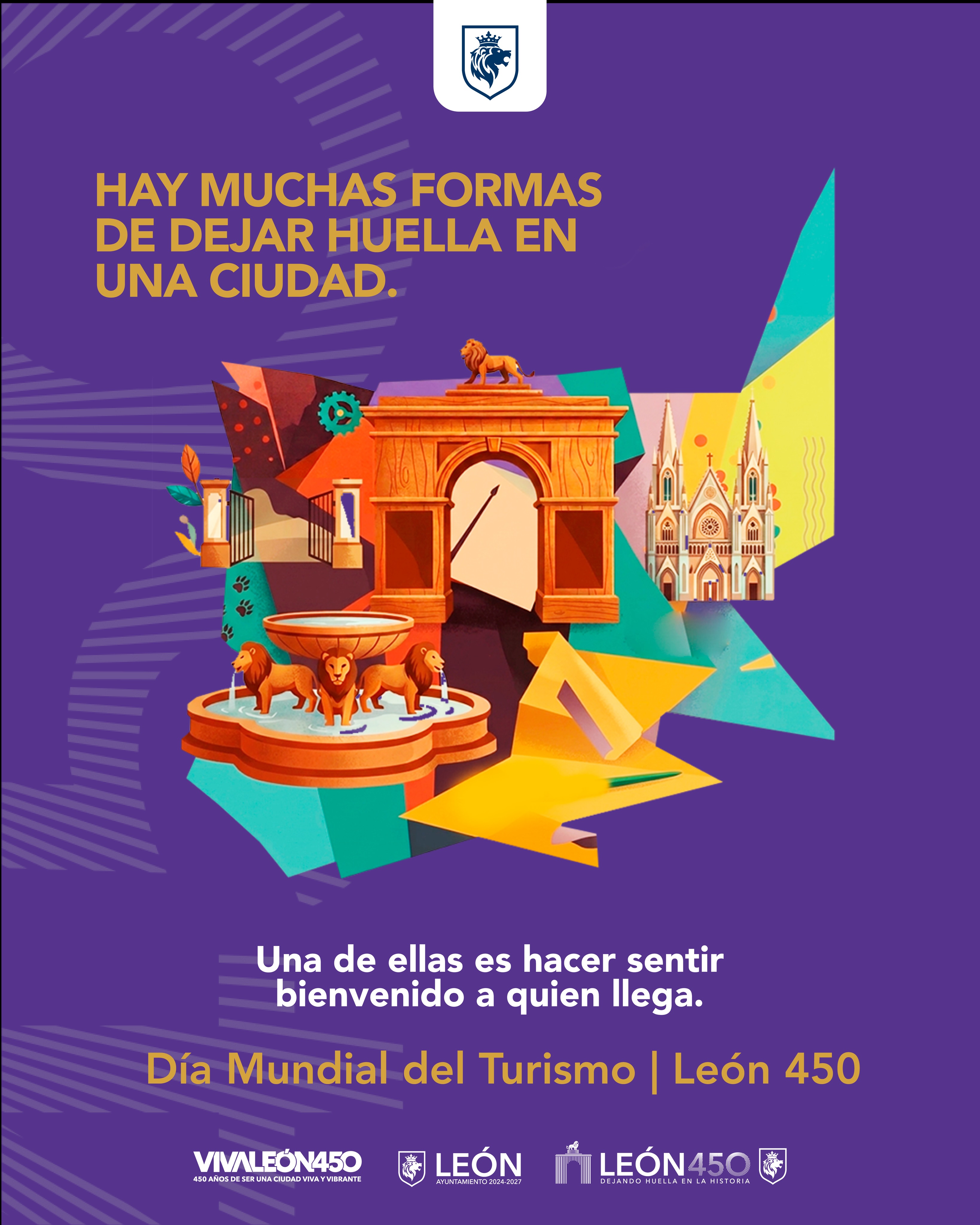 DIA MUNDIAL DEL TURISMO 🦁 Regístrate para asistir 👉🏼 https://forms.gle/uTabGyahcjtUYYReA #VivaLeón450 #YoQuieroALeón